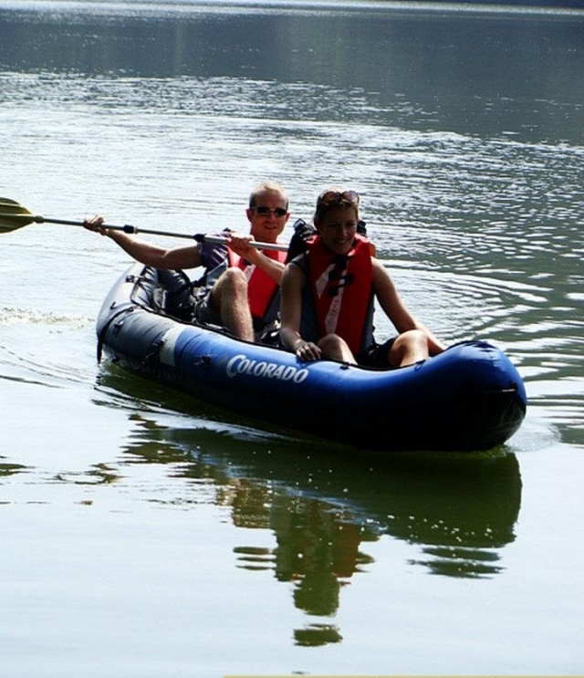 Diversion en la laguna